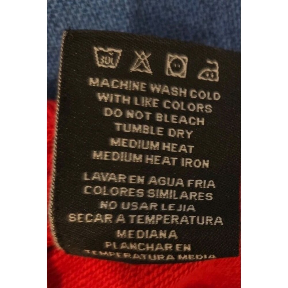 Waimea Men's Large Stacked Fit Sweatpants Joggers Red Logo Y2K - Picture 7 of 11